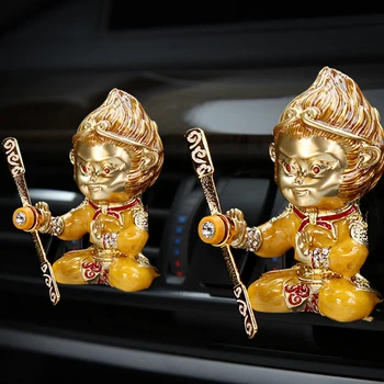 

''NEW '' SunWukong Car Air Freshener Diffuser Vehicle Vent Outlet Perfume Zinc Alloy Great Sage Equalling Heaven Monkey King