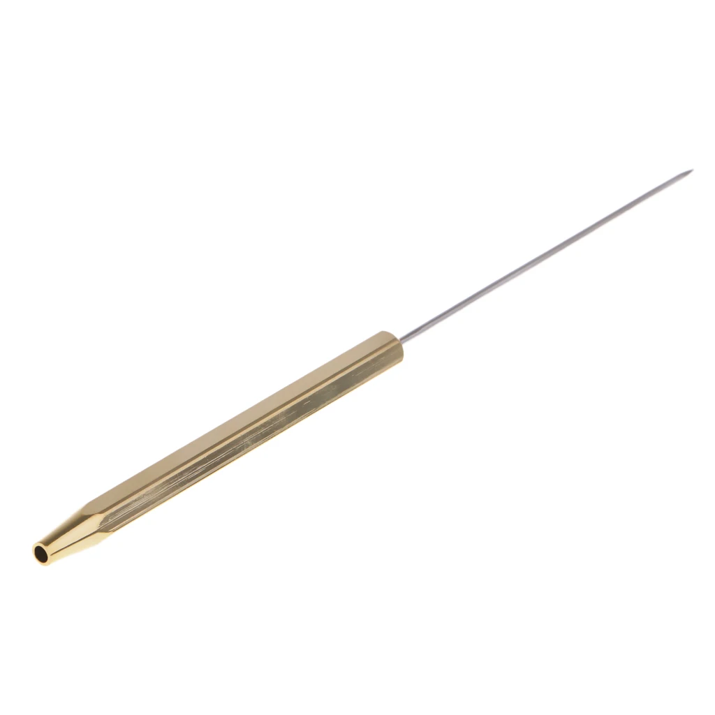 Copper + Stainless Steel Fly Fishing Fly Tying Bodkin Half Hitch Tool Fly Tying Needle 12cm