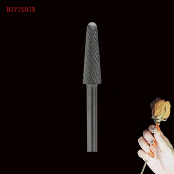 

HIVISOIN-6pcs- Carbide Nail Drill Bit - Cone Bit - (60090060) Silver