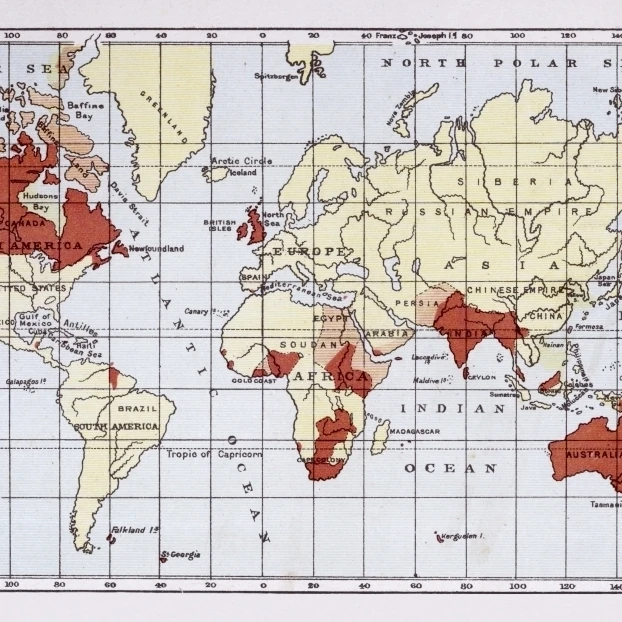 World Mapbrit Empire Poster Print By Mary Evans Picture Library (24 X 18)