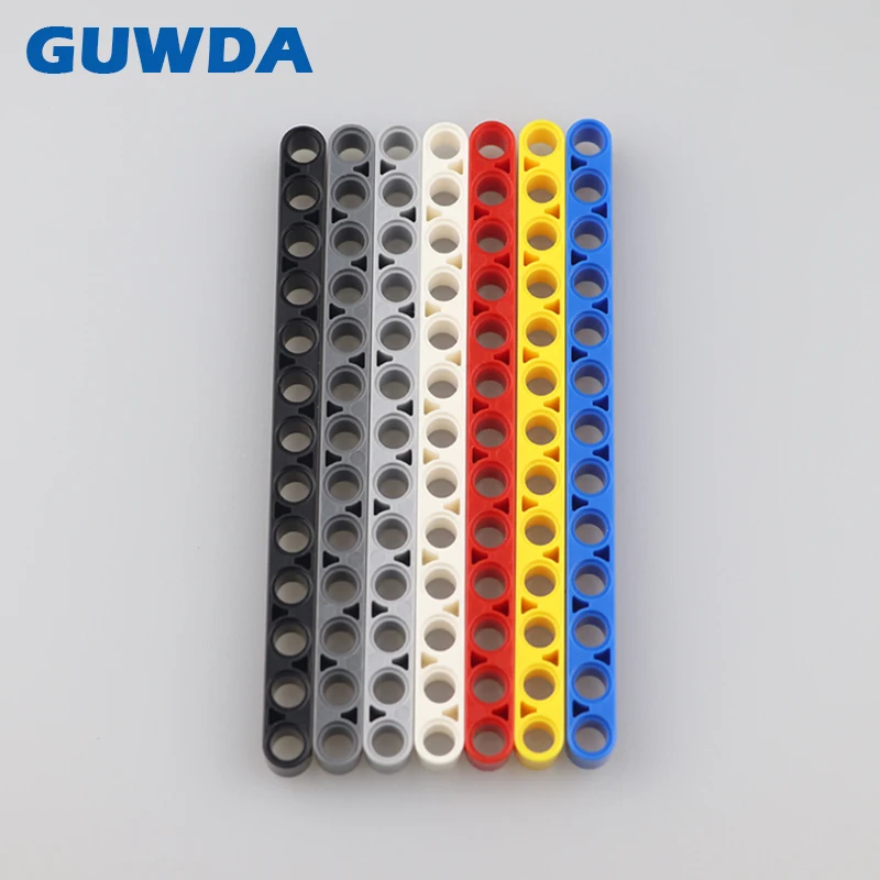 

50PCS Technic Series Liftarm 1x13 Thick Bricks High Quality Studless Beam Compatible LegoING Parts Bulk Building Blocks 41239