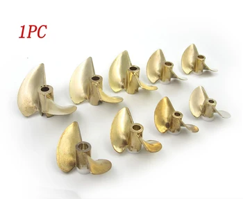

1PC 2 Blades Copper Propeller D30/32/35/38/40/48/50/52mm Pitch 1.4mm for Spare Parts RC Racing Electric/Methanol Speed Boat