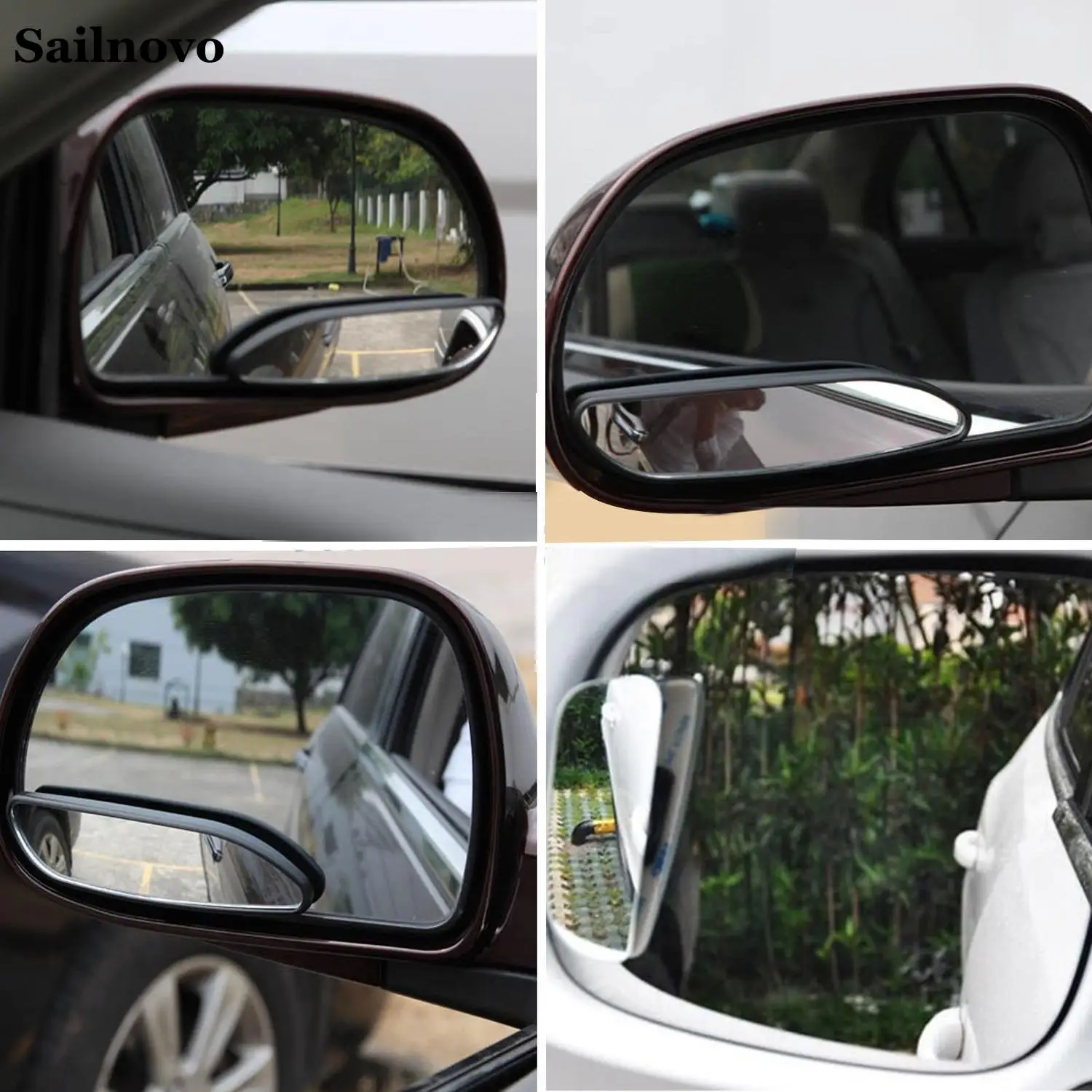 Buy Sailnovo 2Pcs Car Rearview Mirrors HD Glass