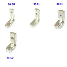 5 stücke T Slot L-Form Aluminium Profil Innen Ecke Verbinder Gemeinsamen Halterung für 2020 3030 4040 4545 EU alu-profil mit schrauben