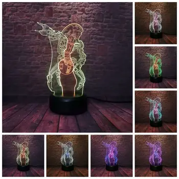

Star Wars Soldier Light-up Model 3D Nightlight LED Mixed Colors Changing Light Worrier Figuras Flash Toys
