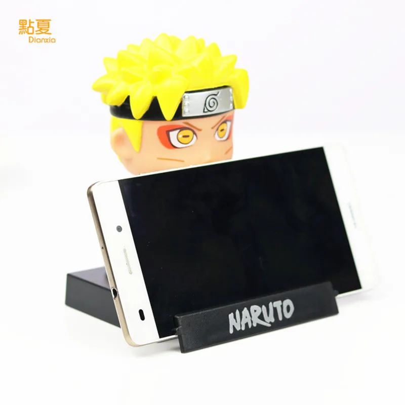 

DIANXIA Anime Naruto Immortal Model Car Decoration Shaking His Head Doll Phone Bracket Action Figure Toy Height About 12cm