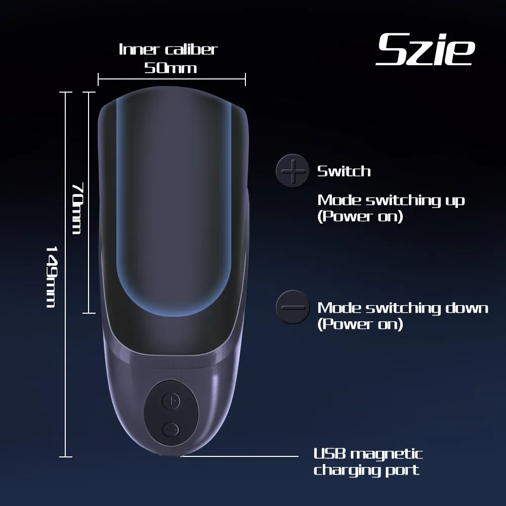 Male Automatic Masturbator Cup Glans VibratorPenis Massage 14 Modes Sex Machine USB Charge Delay Training Adults Sex Toy for Men (8)