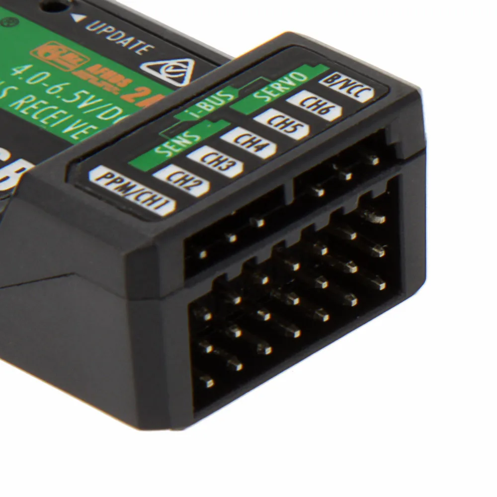 Receptor de Controle Flysky Canal Remoto Compatível i6 i4 I10 Gt2e Gt2f Gt2g Transmissor Fs-ia6 Fs-ia6b 6ch 6 15 Brinquedos e hobbies
