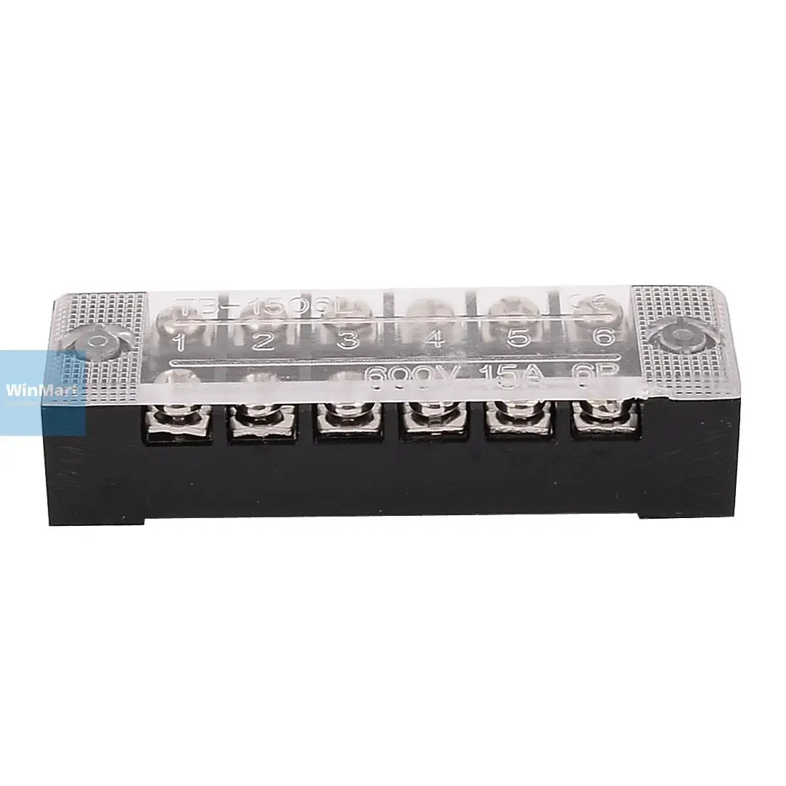 uxcell 2 Pcs 600V 15A 3P Electric Barrier Terminal Block Cable Connector Bar uxcell 2 Pcs 600V 15A 3P Electric Barrier Terminal Block Cable Connector Bar