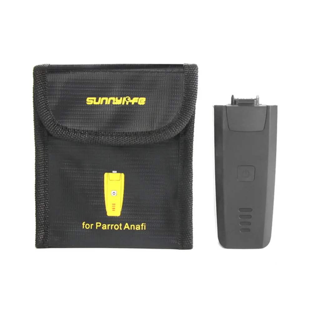 Sunnylife lipo safety сумка защитный чехол для батареи для Parrot Anafi батареи для Дронов Взрывозащищенная сумка для хранения