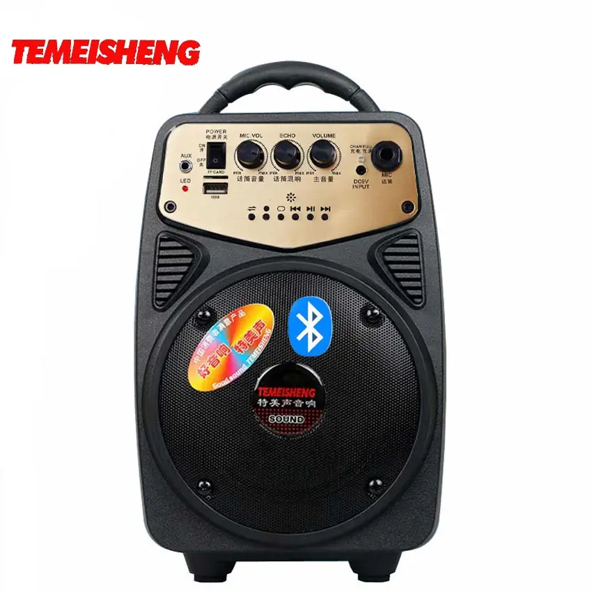  TEMEISHENG 20W Portable High Power Wireless Bluetooth Speaker Support TF Card USB Disk Playback AUX