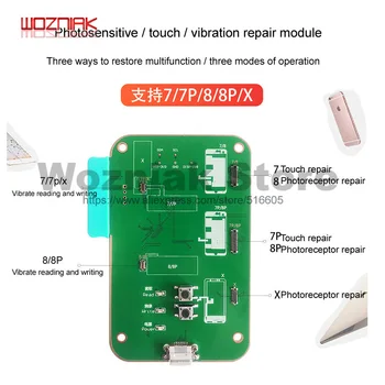 

Wozniak For iPhone 7 7+ 8 8P X Display Screen Photometer Data Backup Read And Write JC Pro1000S LCD Screen Vibrate touch Repair