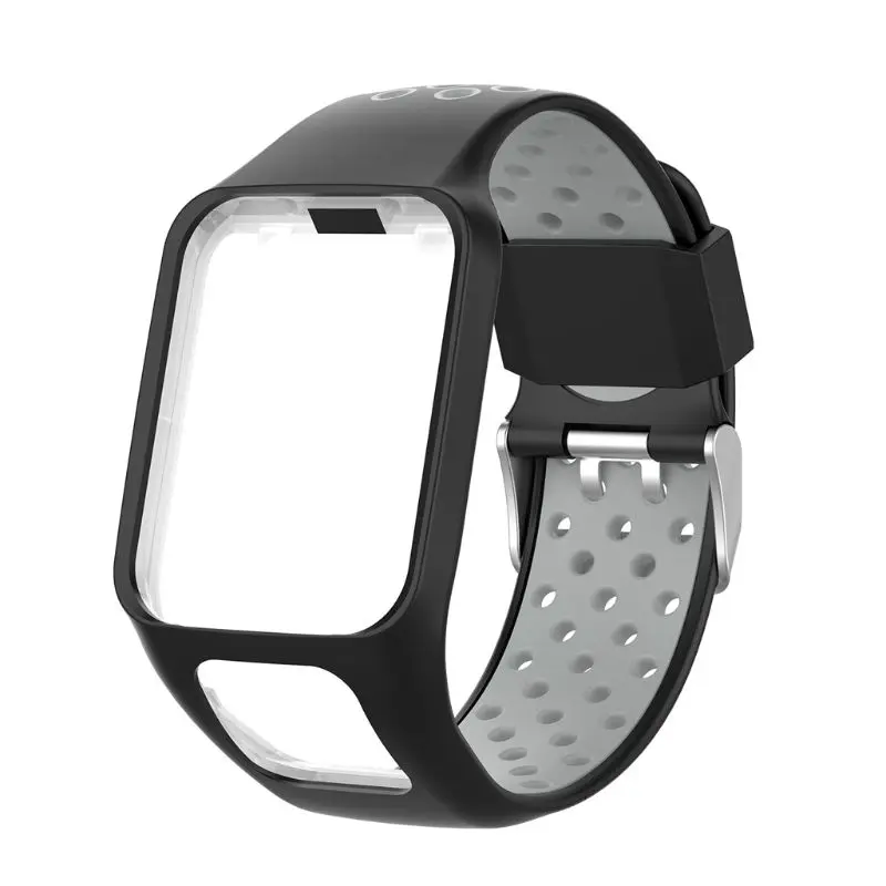 Двухцветные силиконовые сменные наручные часы ремешок для TomTom Runner 2 3 Spark 3 gps часы фитнес-трекер