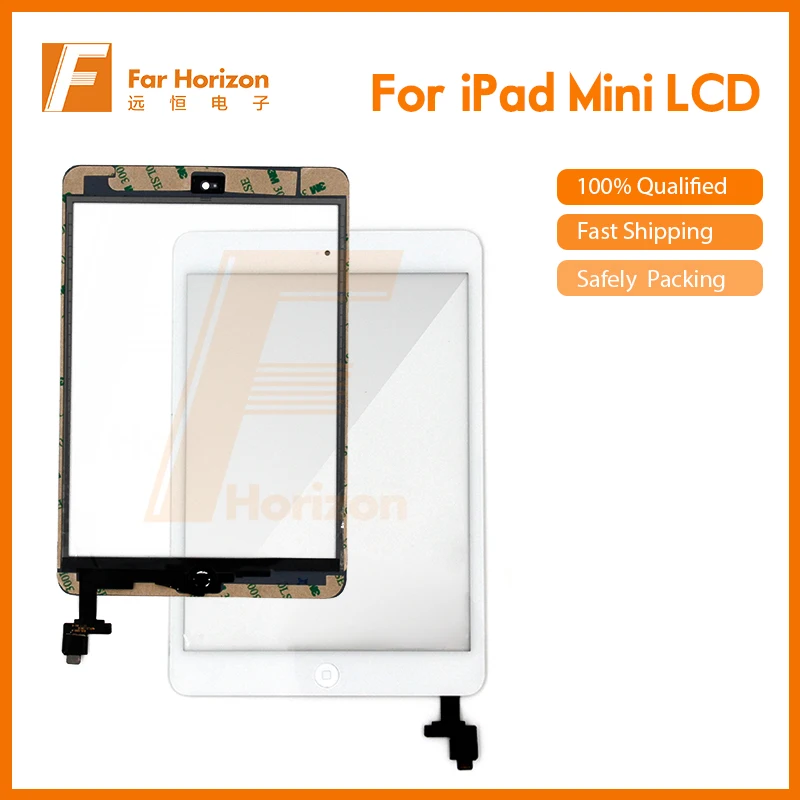 

Wholesale 10 PCS/Lot Tablet Touch Panel for iPad Mini of Capacitive Touch Screen with 3M Sticker