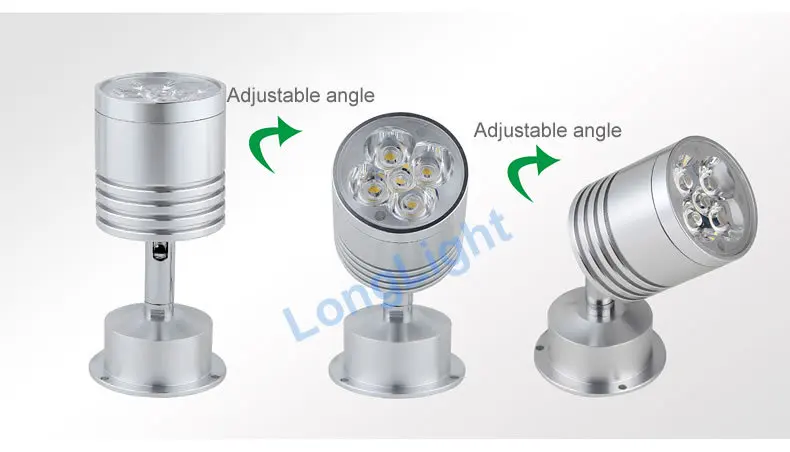 Светильник точечной подсветки регулируемый 5 Вт 3000 К 4000 к 110 В 220 В точечный светодиодный дисплей Настенные светильники для ювелирных витрин