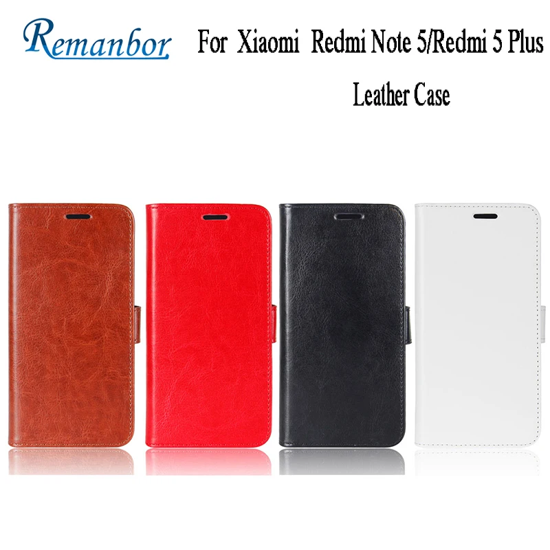 Remanbor For Xiaomi Redmi Note 5 Plus Ultra-thin Leather Case Cover Exclusive Phone Credit Card Holder Wallet | Мобильные телефоны