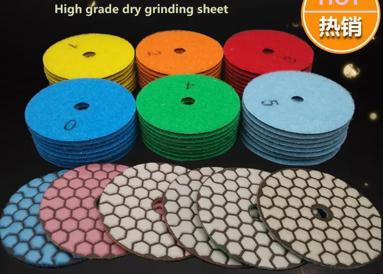 Dry Polishing Pads Diamond Flexible Polishing Pads For Stone Ceramic