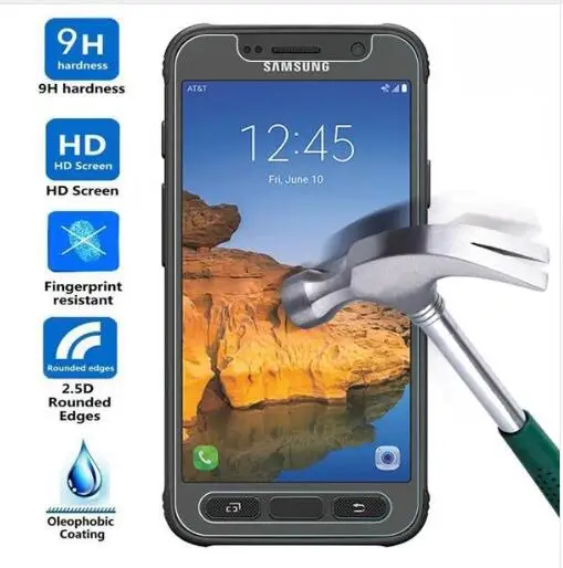 2 шт./лот 9 H Премиум закаленное Стекло для samsung Galaxy S7 активные 0 26 мм защитное