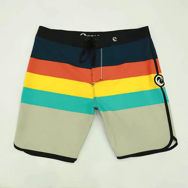 

2019 Waterproof Board Shorts Mens Bermudas Shorts Spandex Elastane Beach shorts Fashion Boardshorts Men's Beazh Shorts NEW