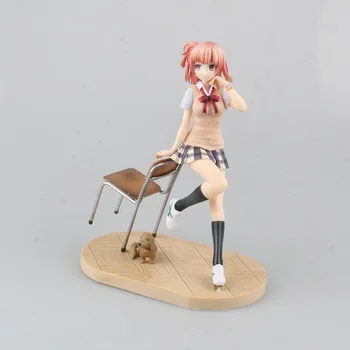 

Anime My youth Love Story Figuras Toys Yuigahama Yui Yahari Demo Ore no Seishun PVC Action Figure Dolls 18cm