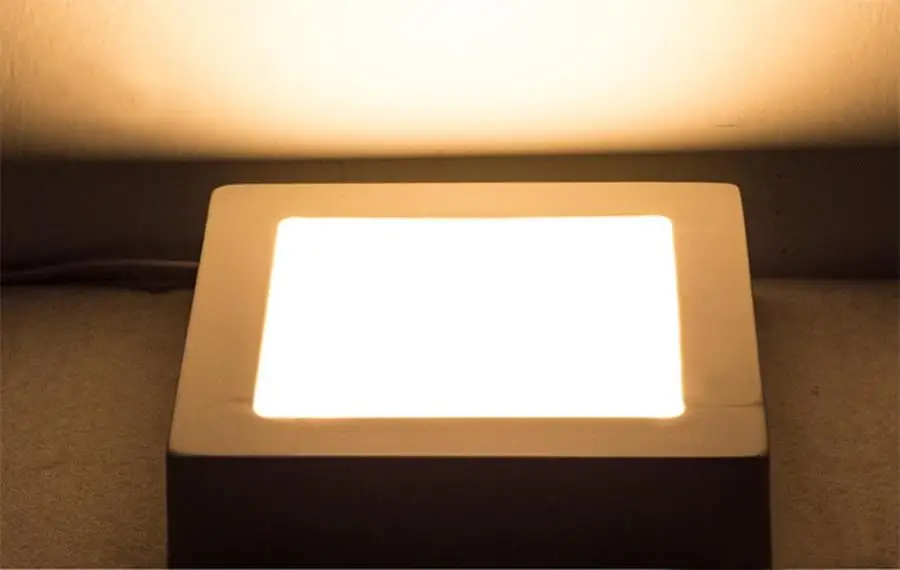 ZAHORIO светодиодный Панель без затемнения светодиодный светильник 6 Вт/12 Вт/18 Вт/24 Вт/мини квадратные поверхностного монтажа светодиодный потолочный светильник для дома Кухня