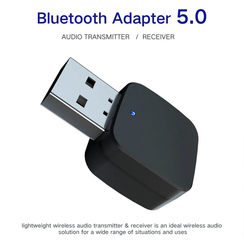 

3.5mm AUX Bluetooth 5.0 Audio Car Kit Wireless music Receiver Transmitter Adapter USB 3.5mm Jack for TV Car Radio Speaker