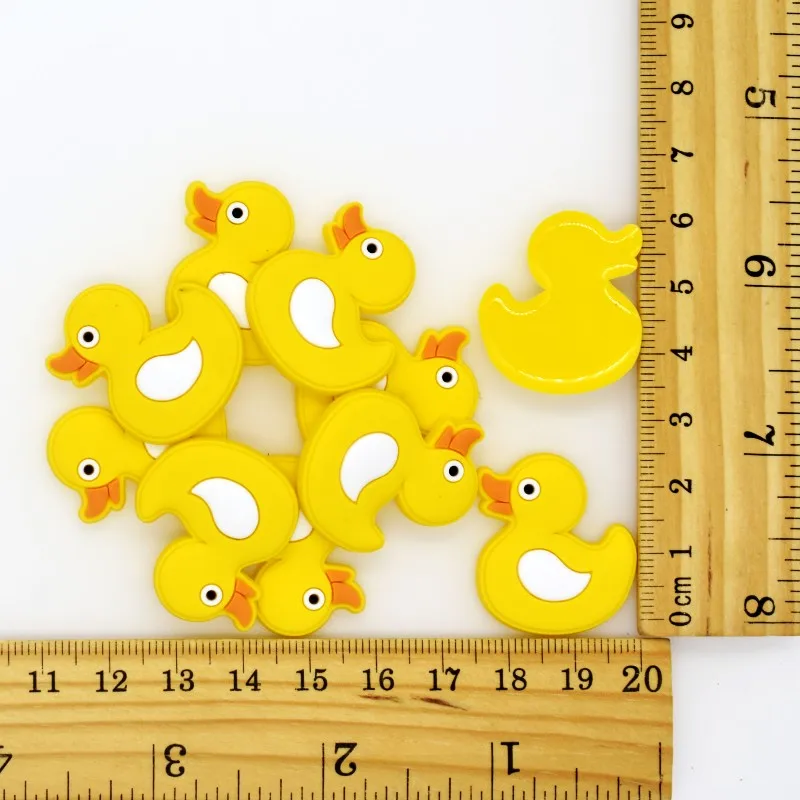 10 шт смешанные куриные утки головистой формы мягкий ПВХ Орнамент Ручной Работы подходит брошь/цепь для ключей/Закладка для книги/оправа для очков/кольца/аксессуар для волос - Цвет: 1