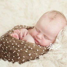 75*50 см вязать оборачивает мини bobble Одеяло стрейч nubble обертывания новорожденного Подставки для фотографий корзина наполнитель Интимные аксессуары