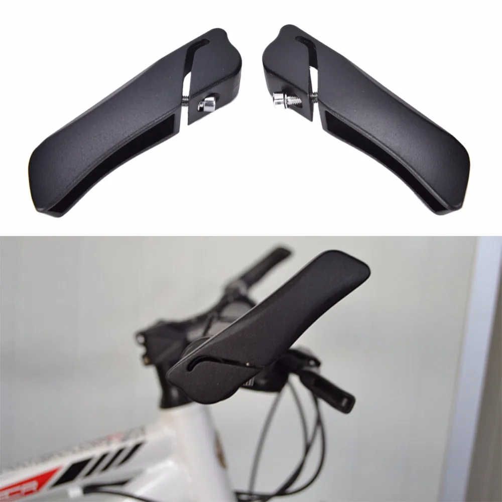 

1Pair Aluminum alloy Cycling Bicycle Bike Mountain Handlebar Bar End Grips Black