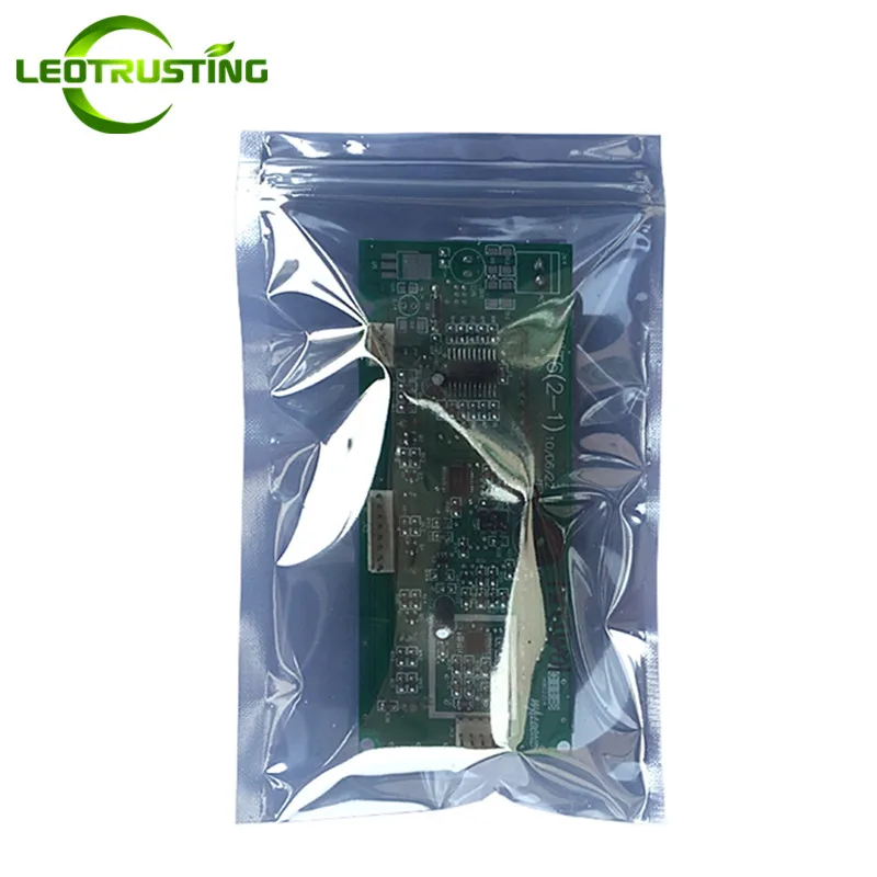 

Leotrusting 50pcs Anti Static Shielding Ziplock Bag ESD Anti-static Instruments Pack Pouches Waterproof Self Seal Antistatic Bag