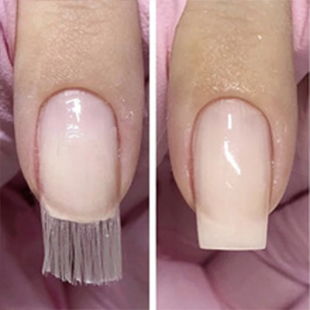 Профессиональный шелк дизайн ногтей стекловолокно для УФ гель ногти "сделай сам" белый акриловый наращивание ногтей с скребком ногтей инструмент для спа