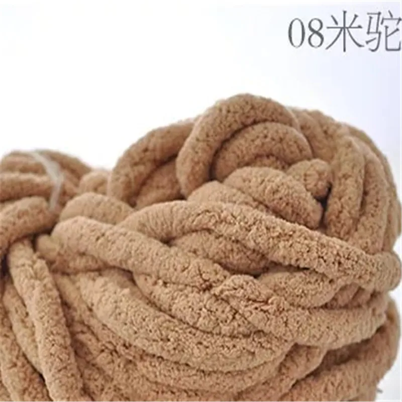 4 pieces/lot 1000g super chunky chenille yarn thick wool yarn for arm