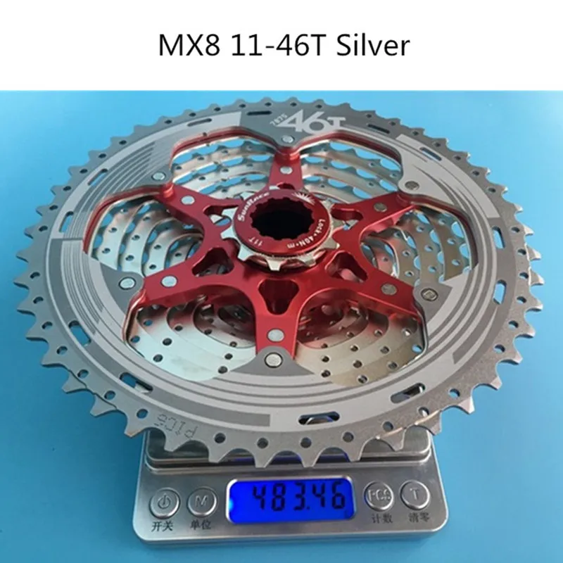 SunRace 11 скоростная кассета CSMS8 CSMX8 11-46 т велосипедная кассета fit Shimano SRAM маховик Sunrace 11-46 11 s кассета 1 шт