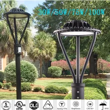 Высокое качество ETL DLC listed 30 Вт decretive led light post top light для сада уличное освещение 175 MH hps 100-277VAC