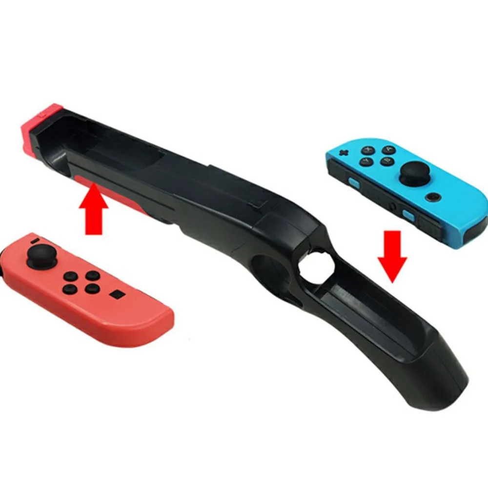 

Gaming Somatosensory Shooting Gun Stand NS Kinect Sensor Game Gun Handle Grips for Switch Joy-Con Controller Joysticks