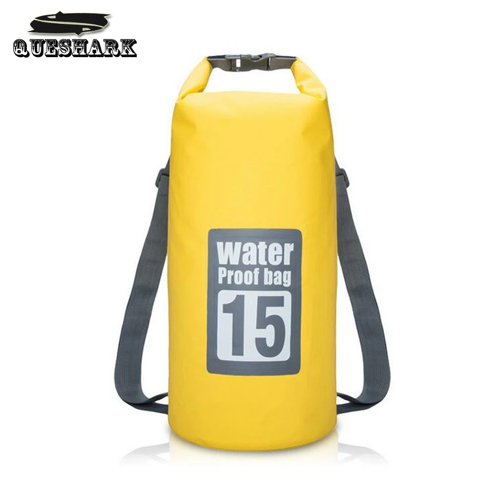 15L impermeable al aire libre río Trekking bolsas ultraligero Camping senderismo seco Drifting Kayaking natación bolsas mochila 15L impermeable al aire libre río Trekking bolsas ultraligero Camping senderismo seco Drifting Kayaking natación bolsas mochila
