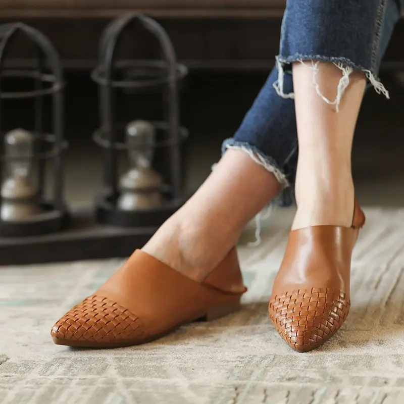 En Abricot Automne appricot Chaussures Ballerines 2018 Beige Semelle Slip Beige Pointu Casual Actmdall Cuir Printemps Femmes On Appartements Caoutchouc q5UI6