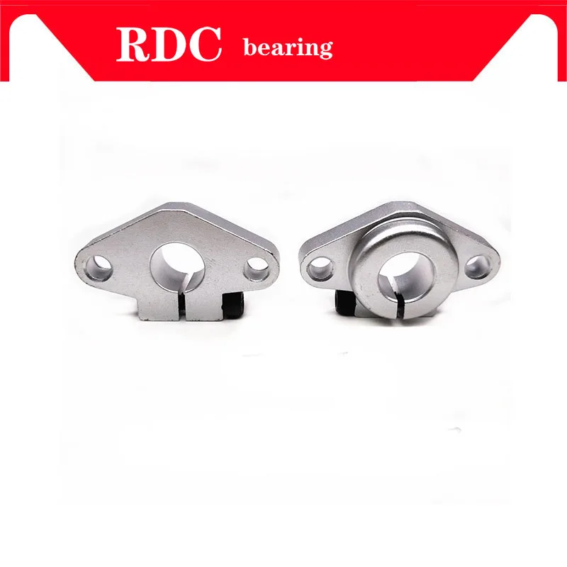 4pcs SHF8 SHF10 SHF12 SHF13 SHF16 SHF20 SHF25 SHF30 aluminum linear Rod Rail Shaft Support CNC Router parts 3d printer parts