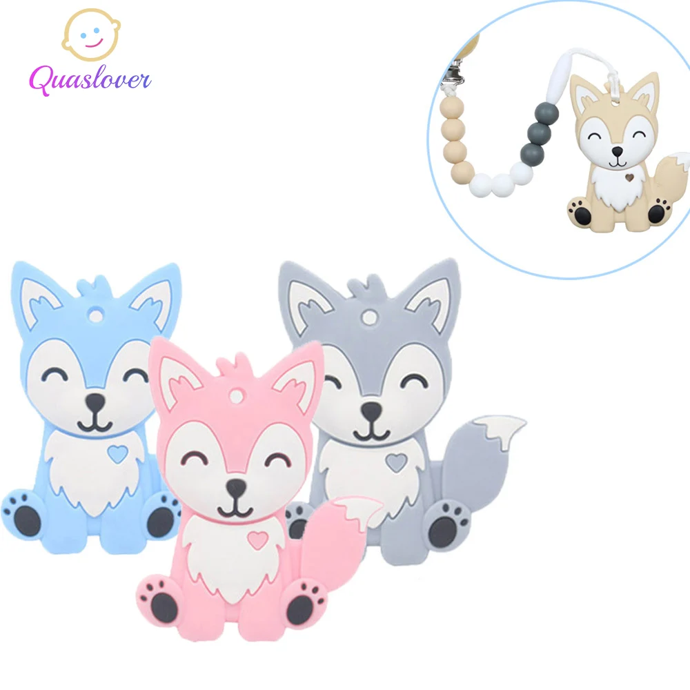 

Silicone Baby Teether Silicone Teething Pendant Baby Teether Rabbit Silicone Tiny Rod Nursing Teething Necklace Accessories