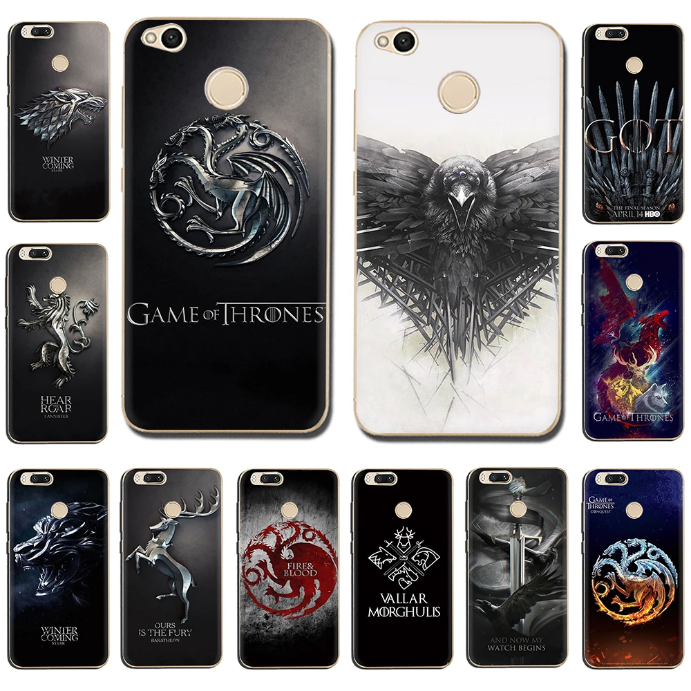 

The game of the thrones Hard Phone Cover Case for Xiaomi Mi 8 A2 Lite 5 5S 6 8SE 9 9SE A1 Mix 2s Max 3 F1