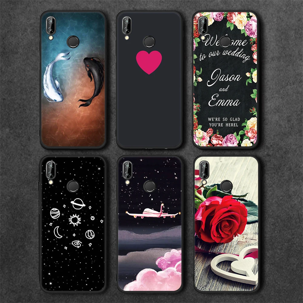 

Matte TPU Pattern Case For Huawei P20 Lite Pro Mate 10 Pro P10 P9 P8 Lite 2017 Y9 2018 Enjoy 8 Plus For Honor 9 Lite Phone Case