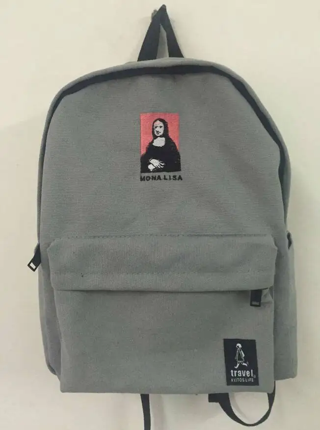 2017 new printing backpack junior high school students backpack women daily backpack free travel bag