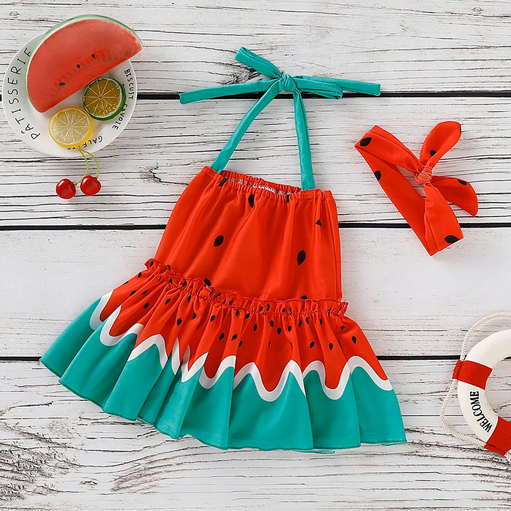 

CHAMSGEND Toddler Baby Girl Swimwear Watermalon Printed Bikini Swimsuit Beach Outfits Set 19MAY17 P35