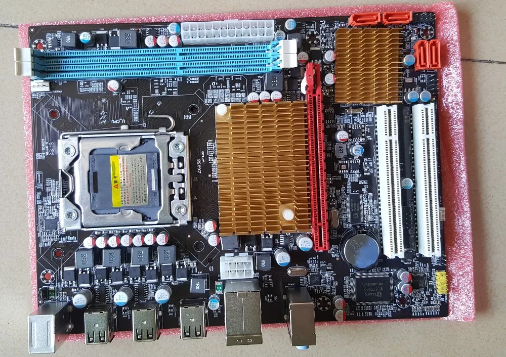 100% New X58 desktop motherboard for LGA 1366 DDR3 16GB USB2.0 boards for quad-core needle 8PIN CPU motherboard free shipping motherboard lga 1366 cpu bga soldering socket with tin balls