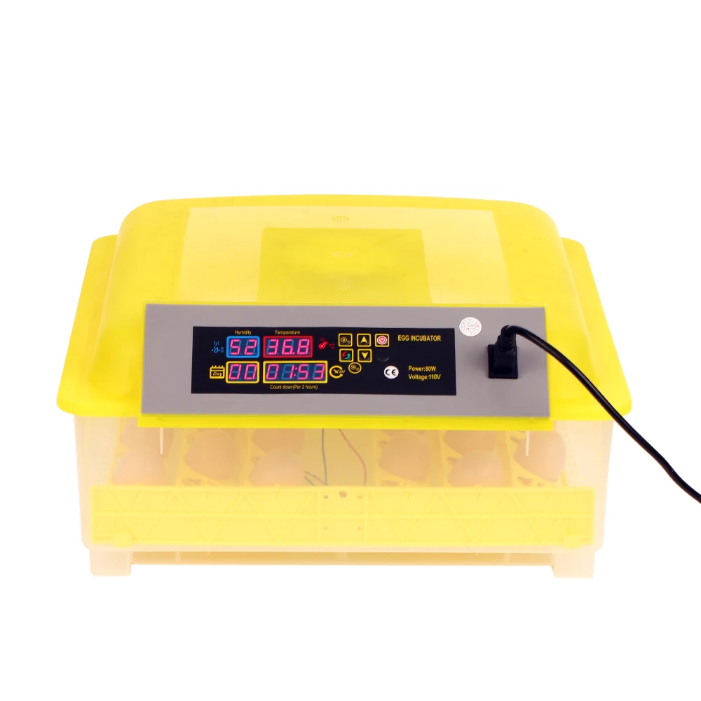 48-Eggs Intelligent Automatic Egg Incubator Temperature Control Hatcher for Hatching Chicken Duck Bird Quail Poultry 48-Eggs Intelligent Automatic Egg Incubator Temperature Control Hatcher for Hatching Chicken Duck Bird Quail Poultry