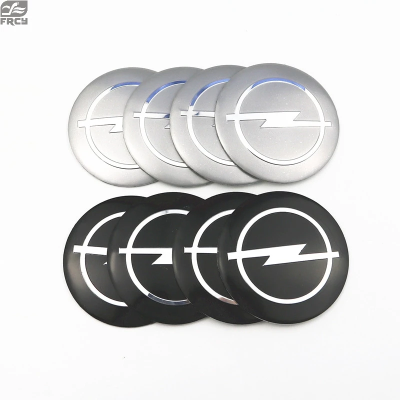 

Car Sticker 4Pcs Wheel Center Hub Cap Stickers 56.5mm emblems for Opel astra opel astra h astra g insignia Opel mokka