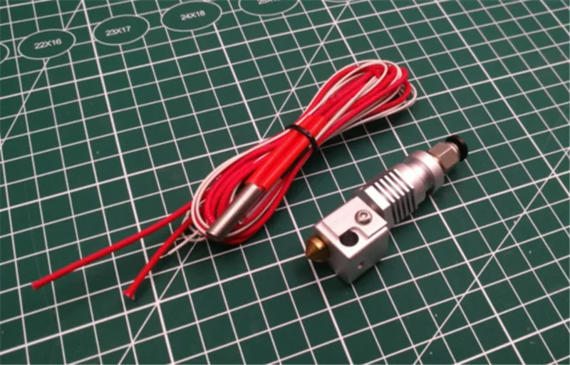 1 шт. 1,75/3 мм Шестигранная AO все металлические Hotend комплект DIY RepRap Lulzbot 3D принтер Часть 12/24 V