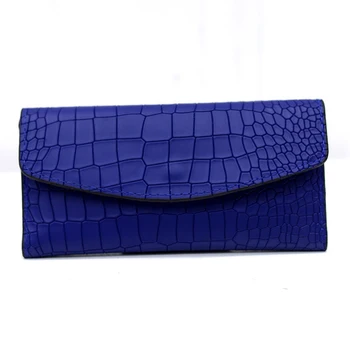 

Soft leather wallet women long wallet card holder wallet ultra-thin fashion crocodile pattern PU wallet coin purse money bag
