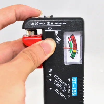 Прибор для измерения указателя AA AAA coin cell 9 v battery tester/multi-function electric measurement