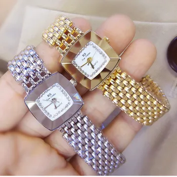 

New ladies fashion watch 2019 chronograph cutting mirror Fashion & Casual Chronograph Bracelet Clasp Quartz
